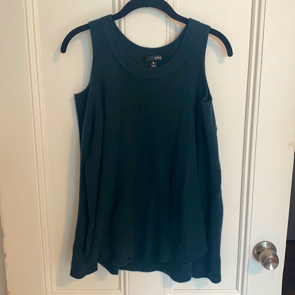 Aqua Cashmere Sweater